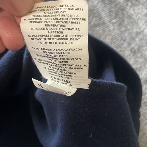 New England PATRIOTS 1/4 Zip Jacket Men's Size 2XL Blue Long Sleeve NFL Team App - Picture 8 of 13